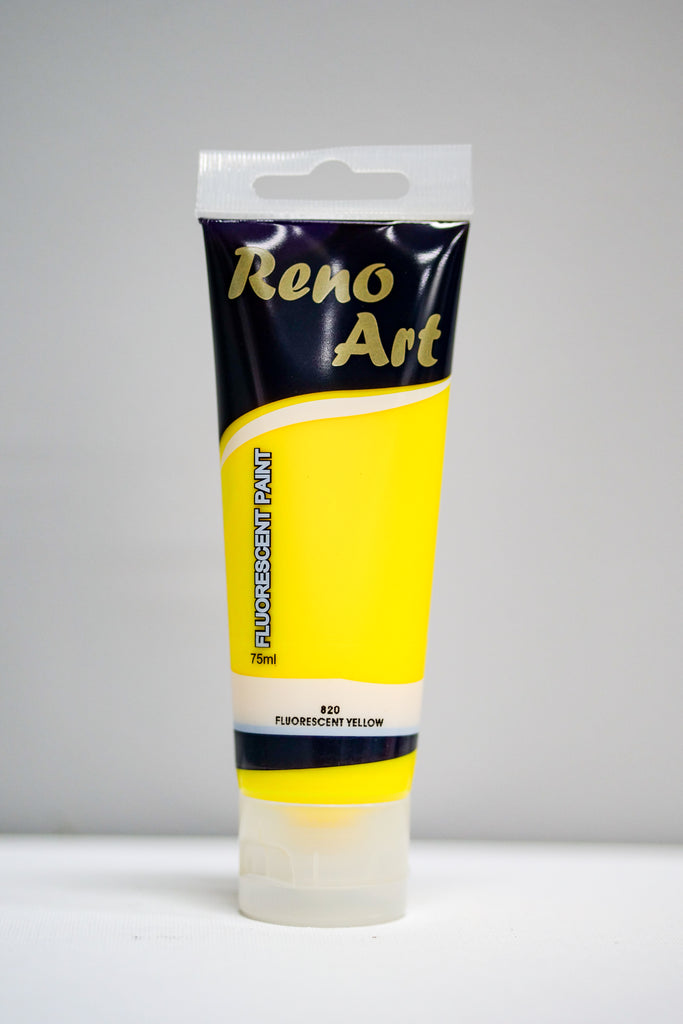 Neon Nights Paint 12 x Single Colour 75mL Tube Pinot Stock