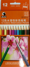 Watercolour Pencils 12 colour Set